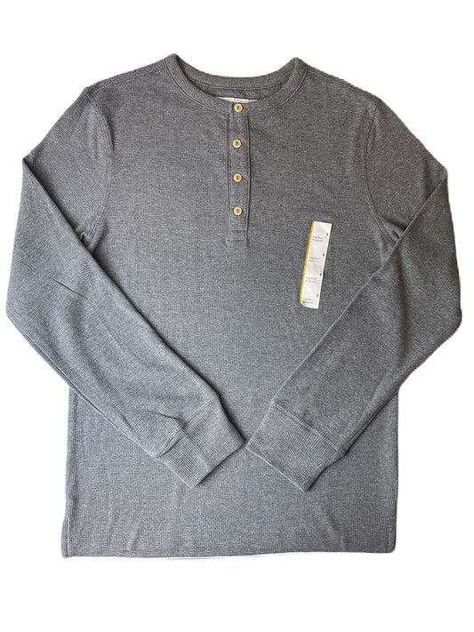 Men's Grey Long Sleeve Top - S