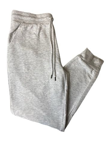 Women's Grey Plush Fleece Joggers