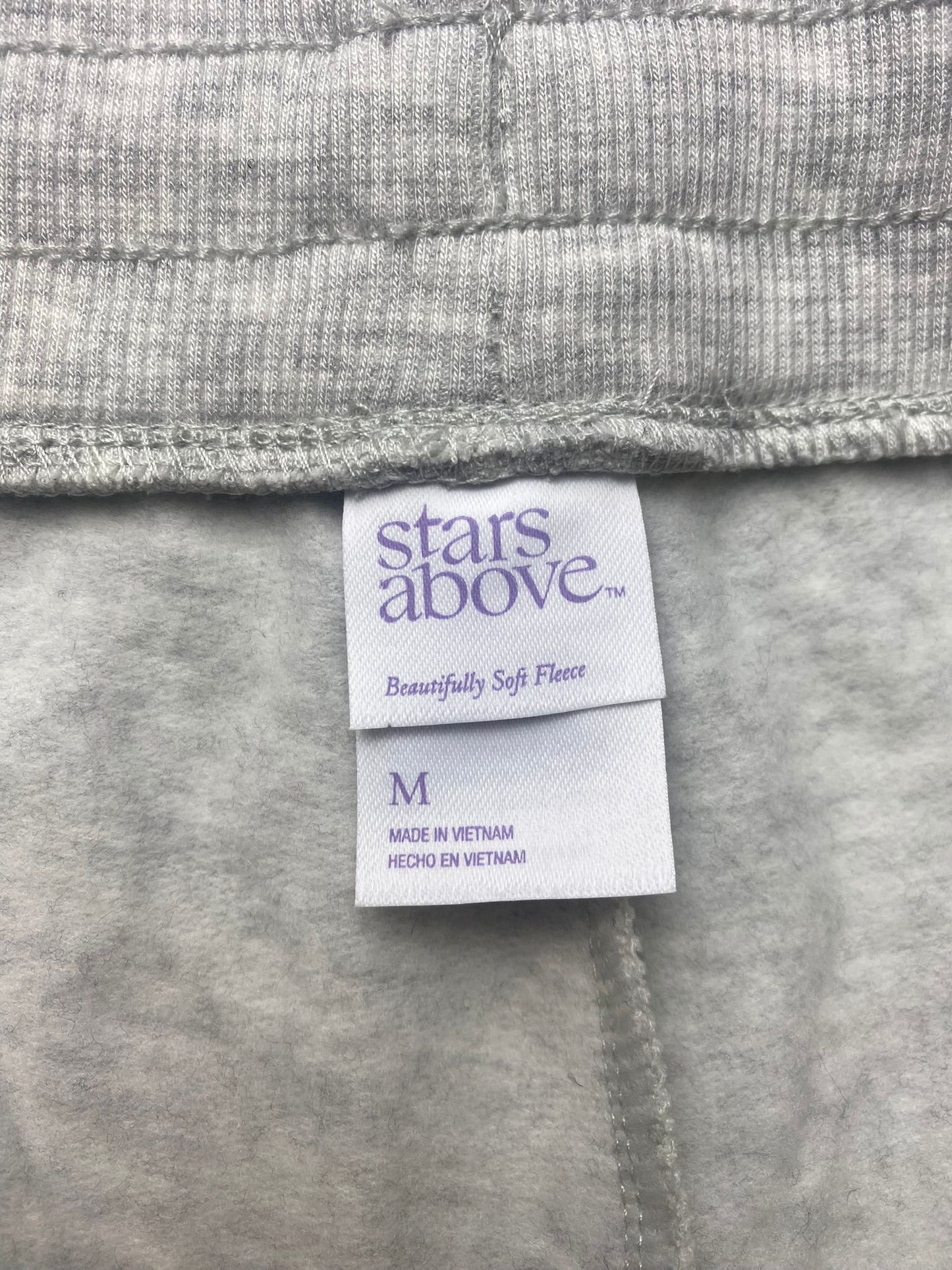 Women's Grey Plush Fleece Joggers