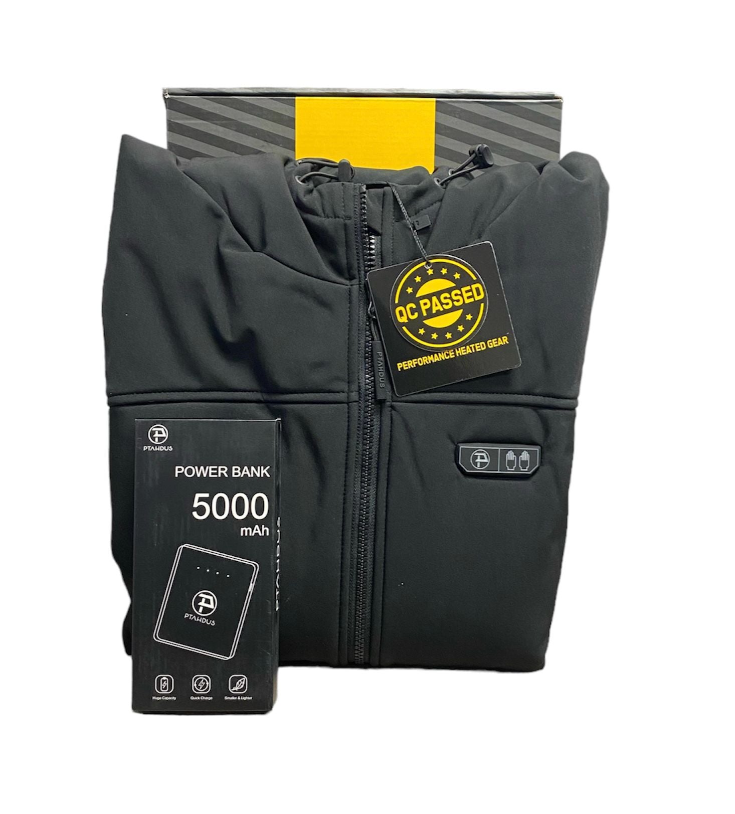 Women’s Heated Jacket Soft Shell with Hand Warmer & 7.4V Battery Pack