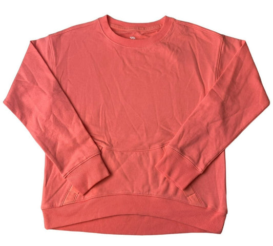 Girls Blush Hidden Pocket Crew Neck Sweater - S (6/6X)