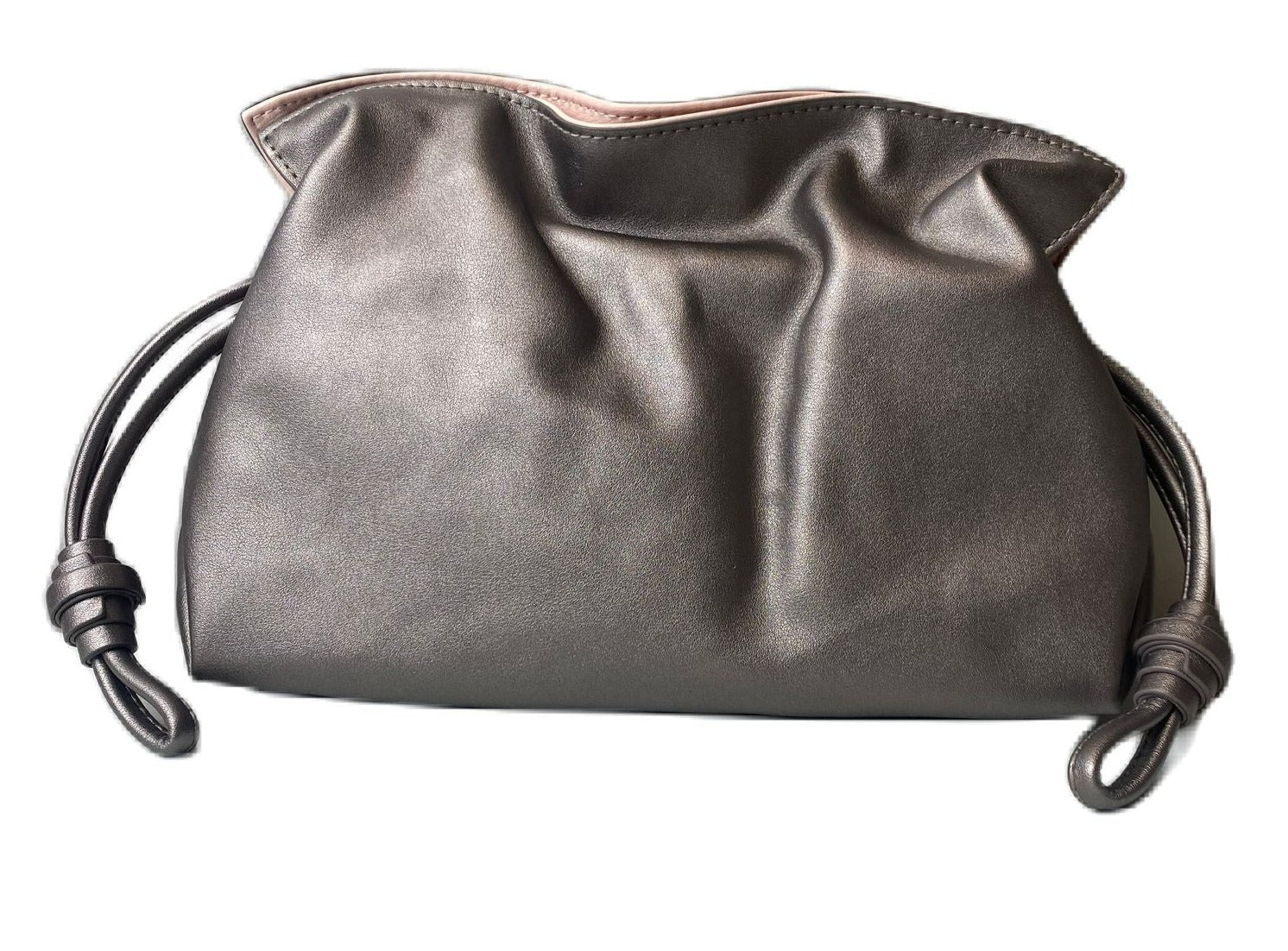 Grey and Pink Detachable Crossbody Bag