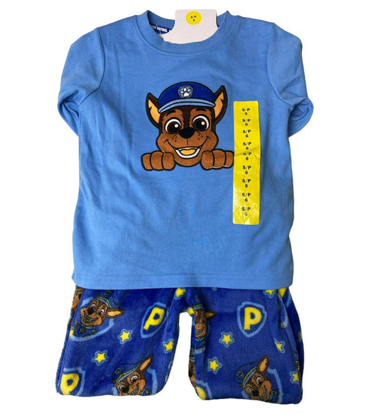 Boys Blue Character 2-Piece Pajama Set - S (6)