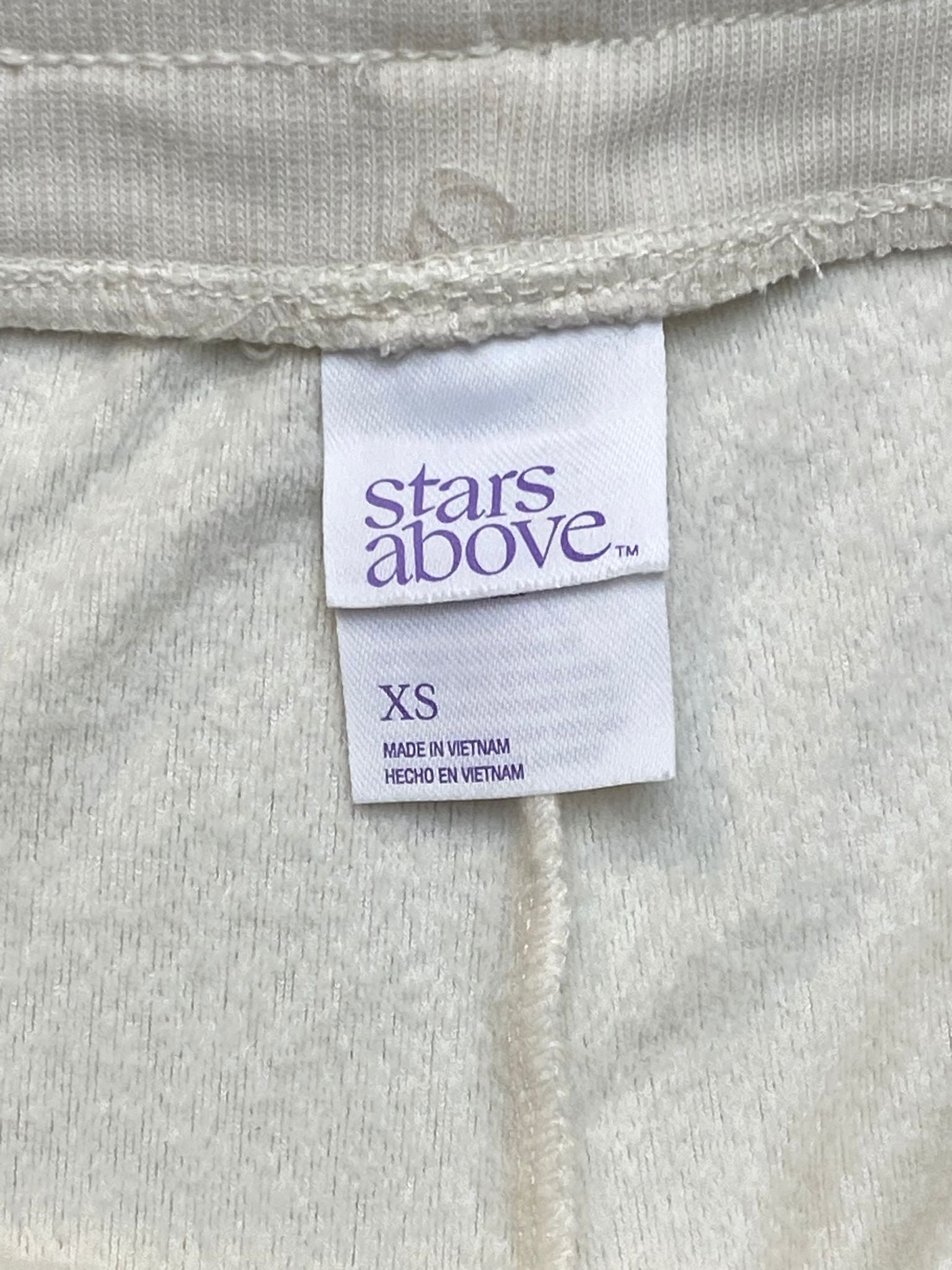 Women's Off White Cozy Fleece Joggers - XS