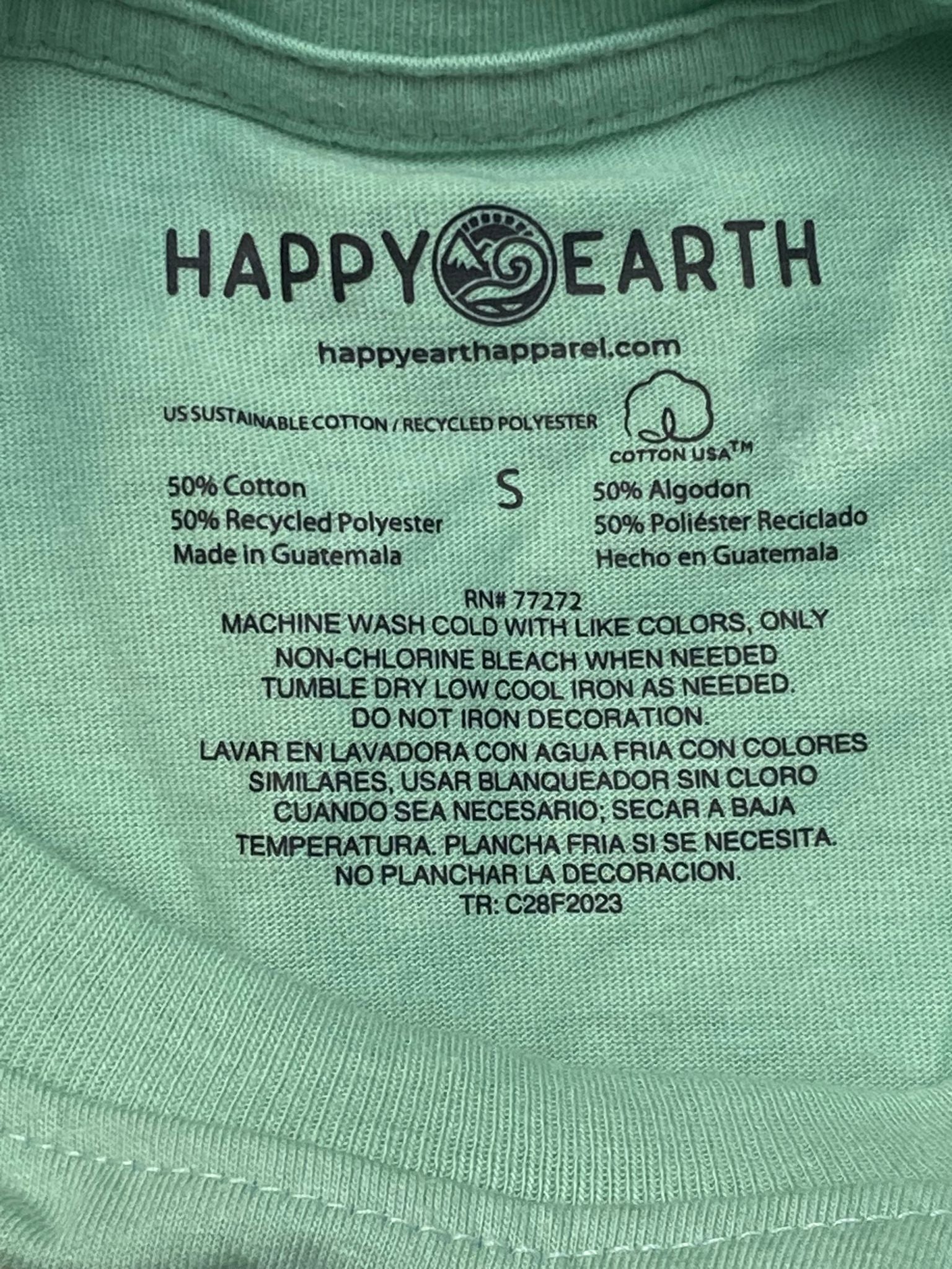 Kids Green Protect Our Planet T-Shirt - S