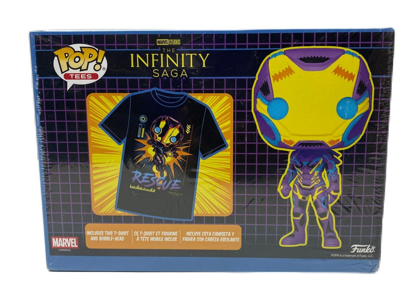 Funko Pop! Infinity Saga Vinyl Figure and T-Shirt Box Set - XL