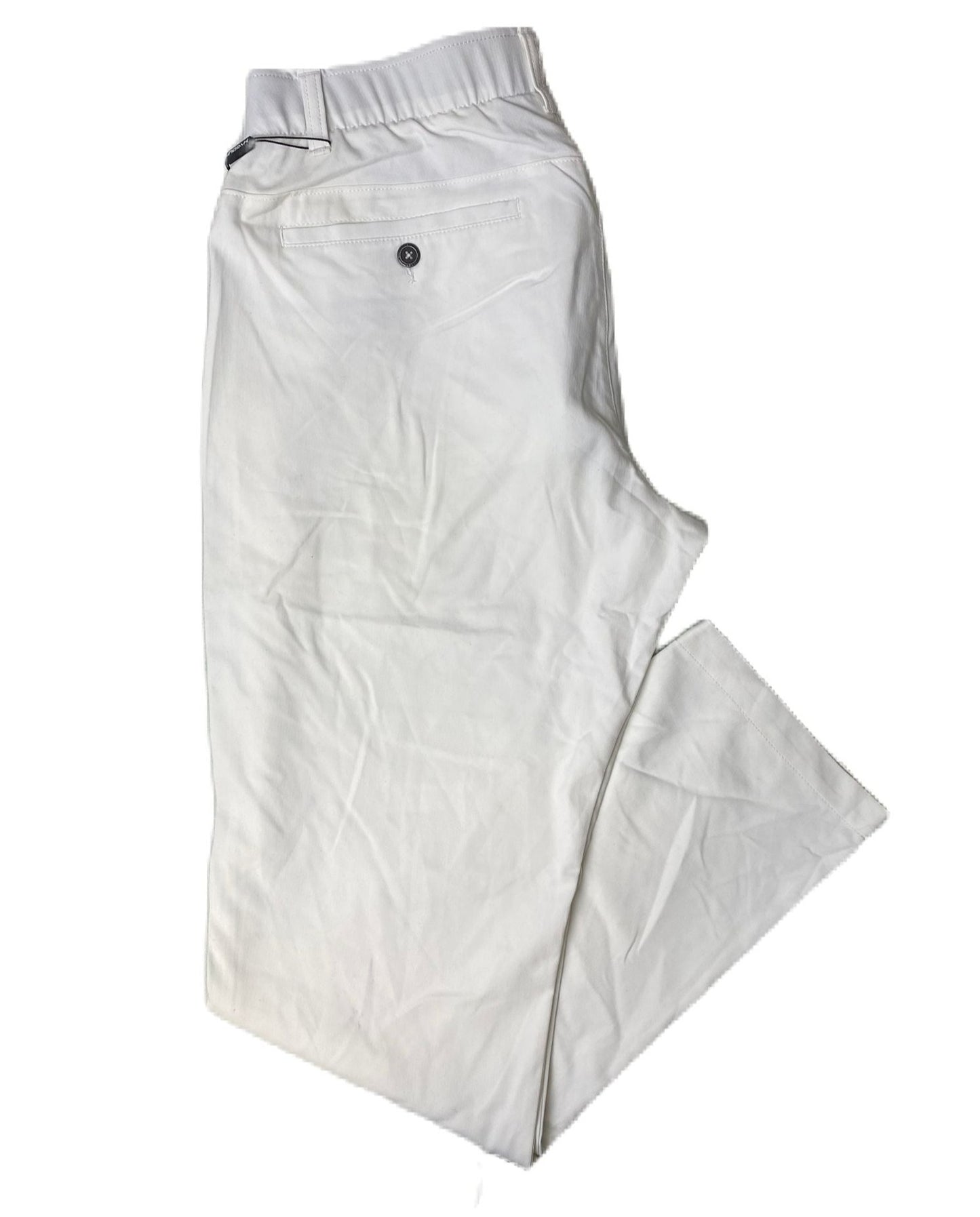 Men's White Breathable Athletic Pants  - 34/32