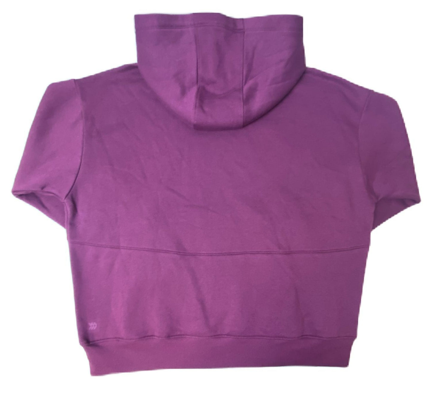 Women's Purple Fleece Thumbhole Cuff Hoodie - M