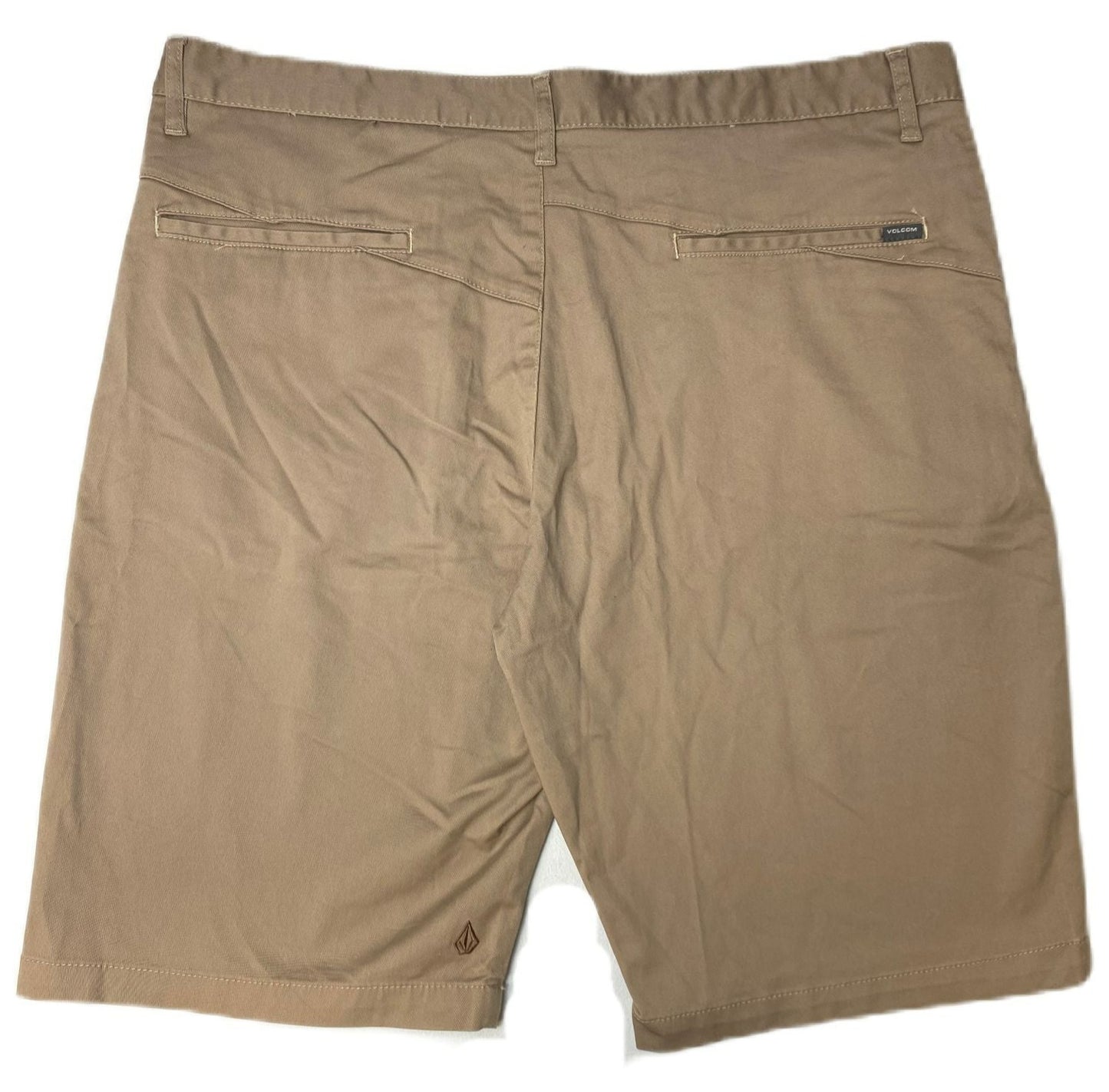 Men's Brown Stretch Shorts - 40