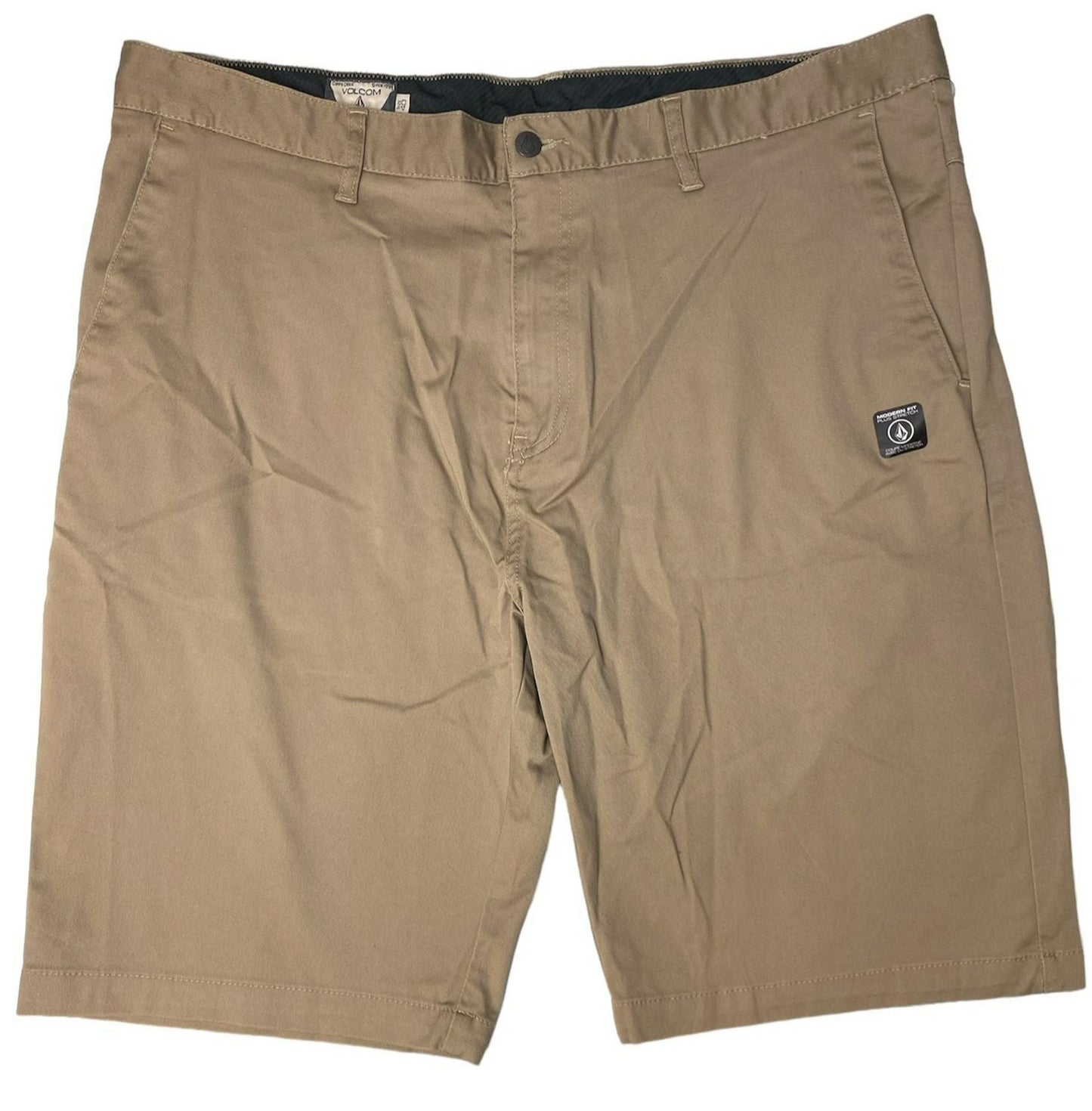 Men's Brown Stretch Shorts - 40