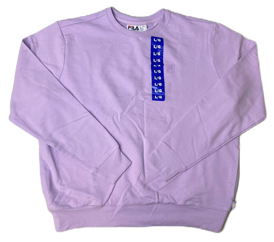 Women's Purple Long Sleeve Crew Neck Sweater