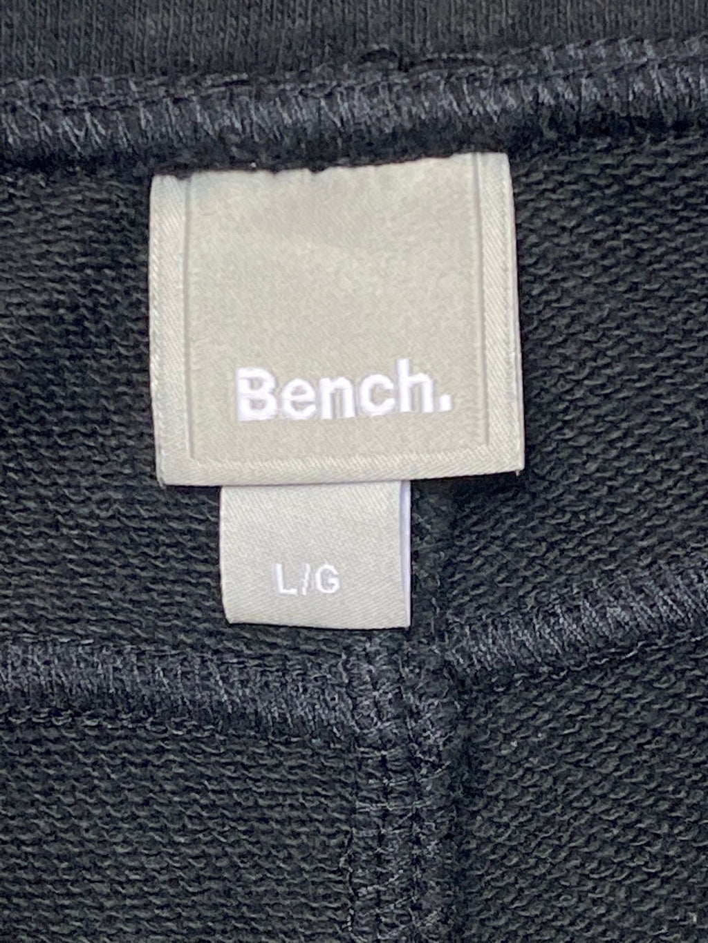 Men's Black French Terry Shorts - L