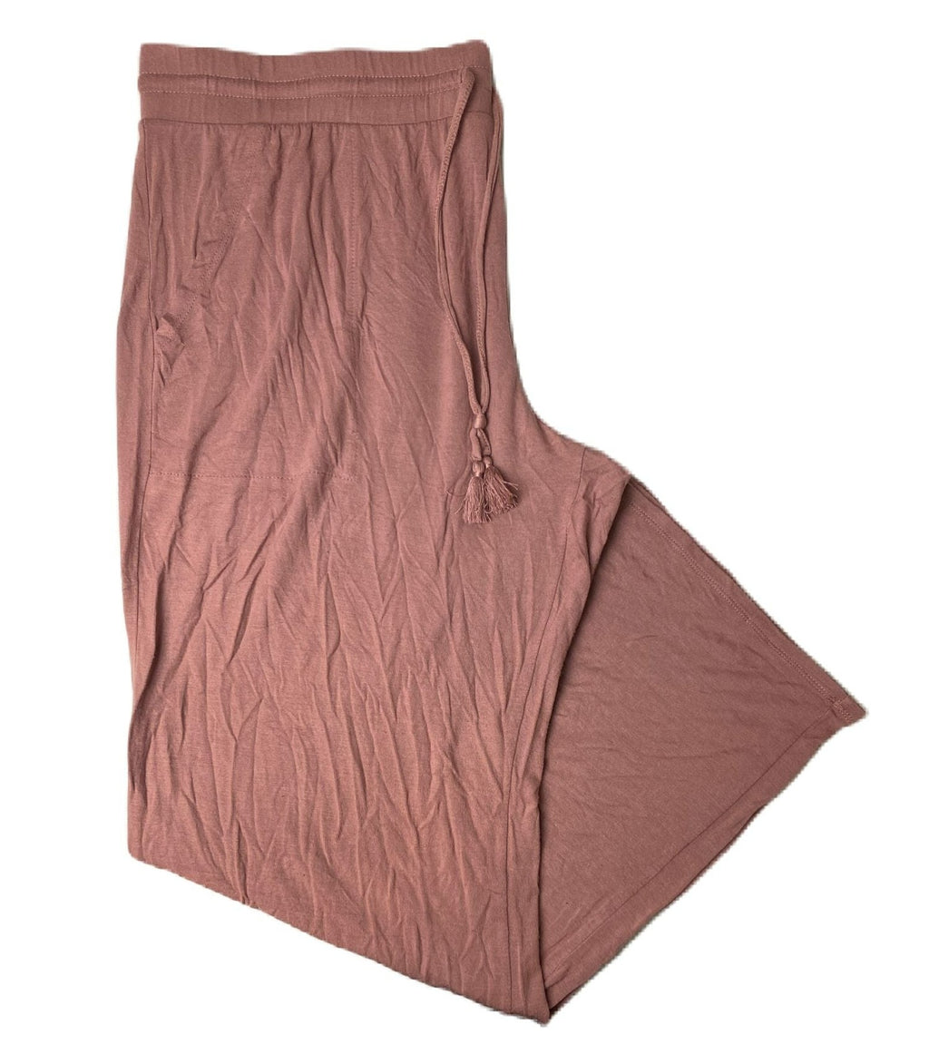 Women's Peach Wide Legged Drawstring Pants - XXL