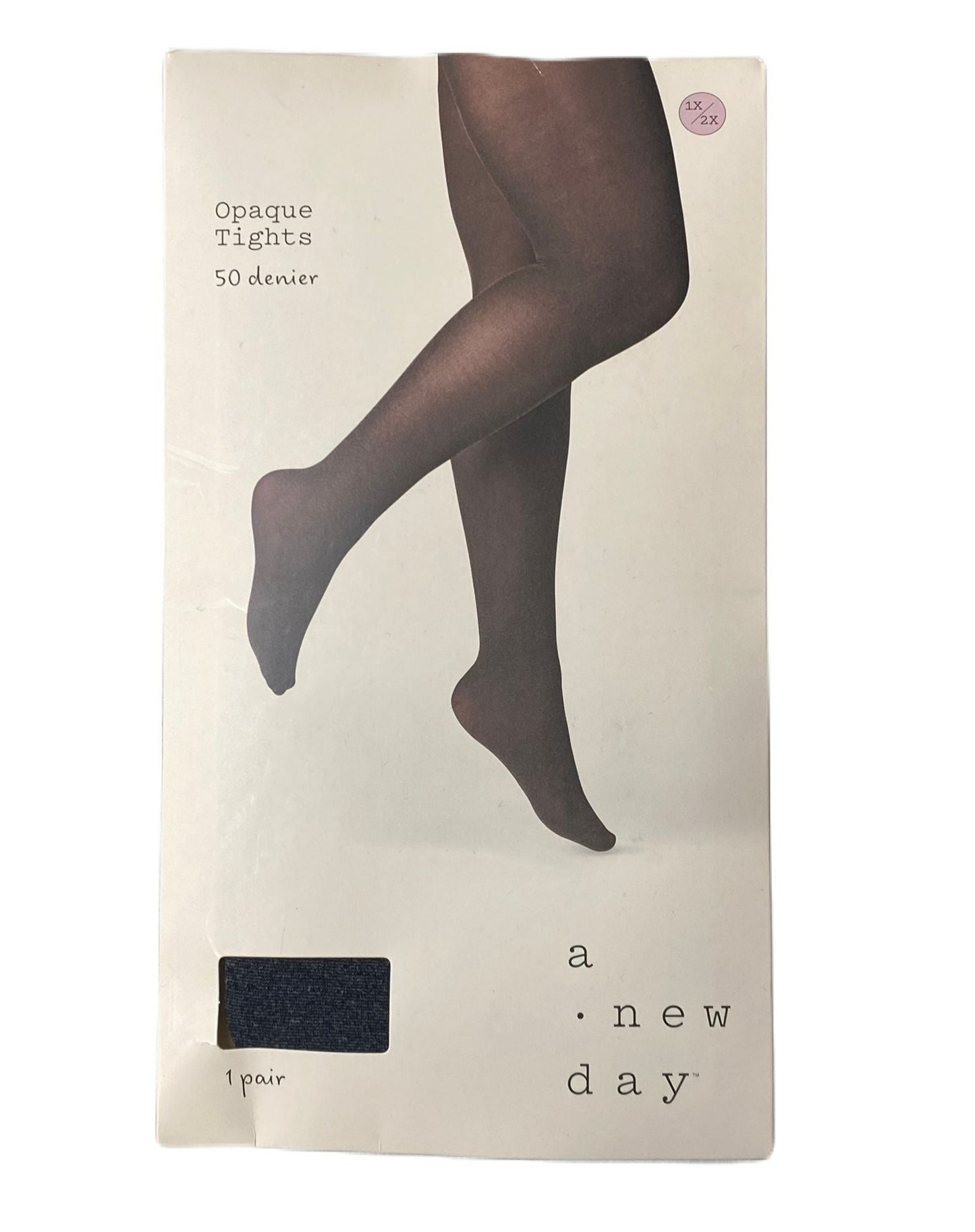 Women's Grey Opaque Tights - 1x/2x