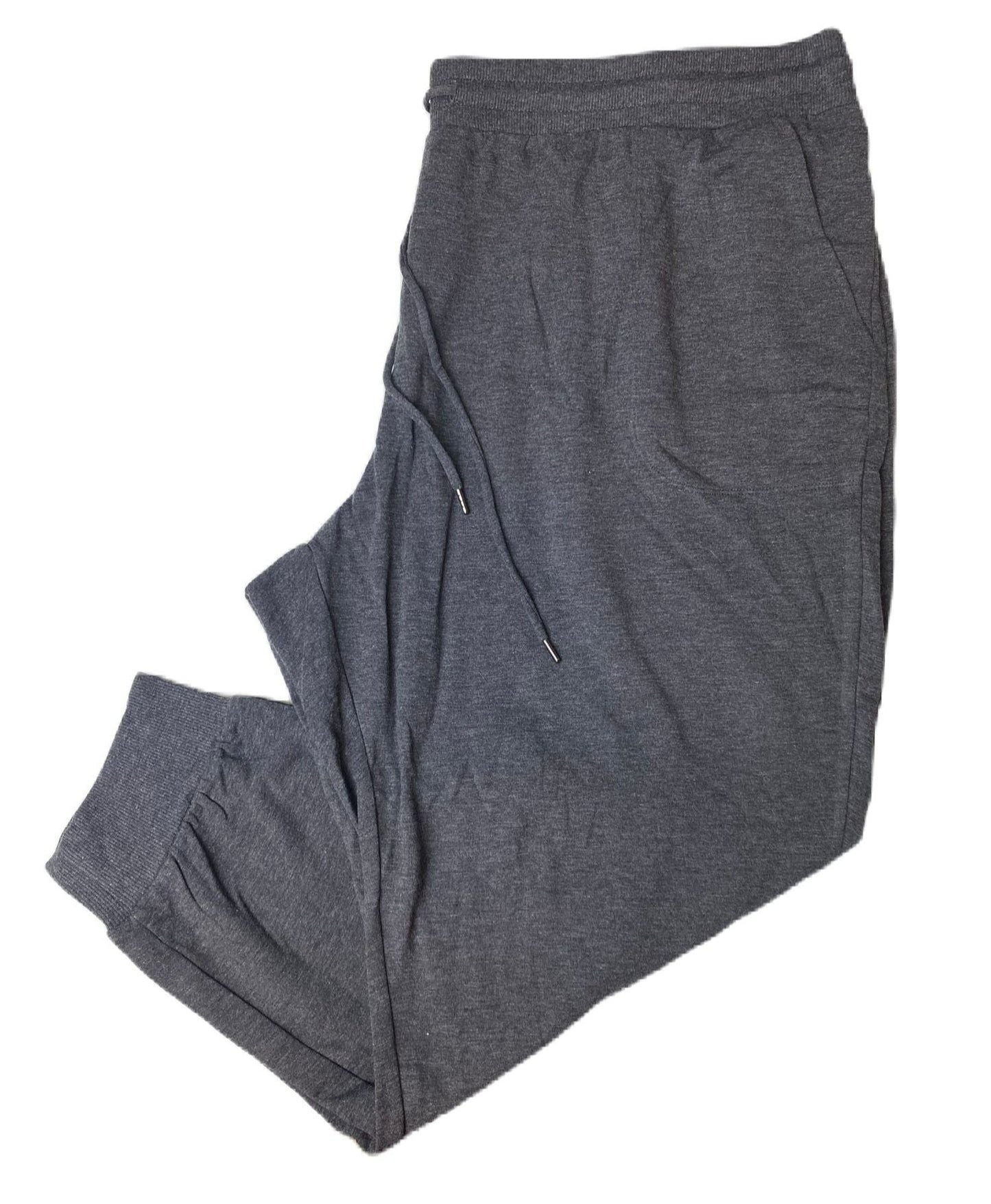 Women's Grey Soft Fleece Drawstring Joggers - 2x