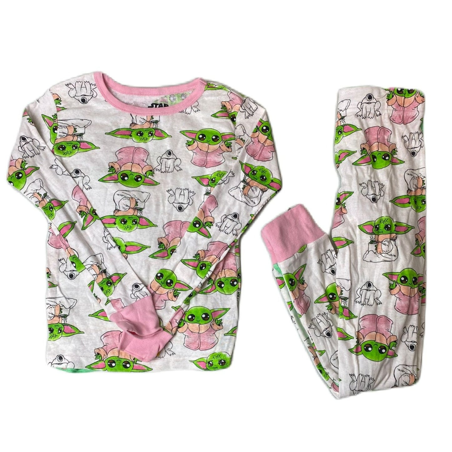 Girls Character Themed 4-Piece Pajama Set - 10