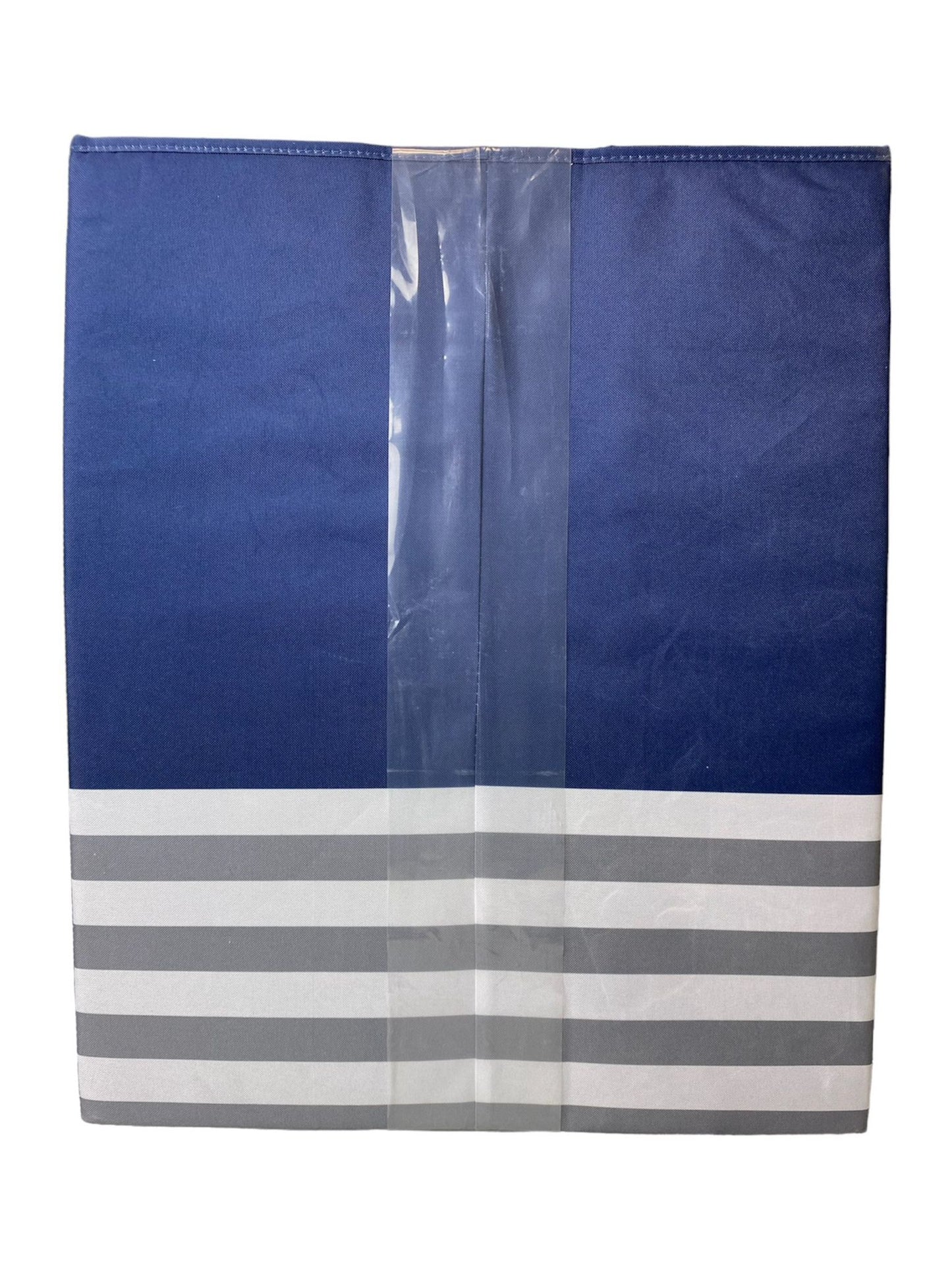 Nautica Blue and Grey Foldable Hamper