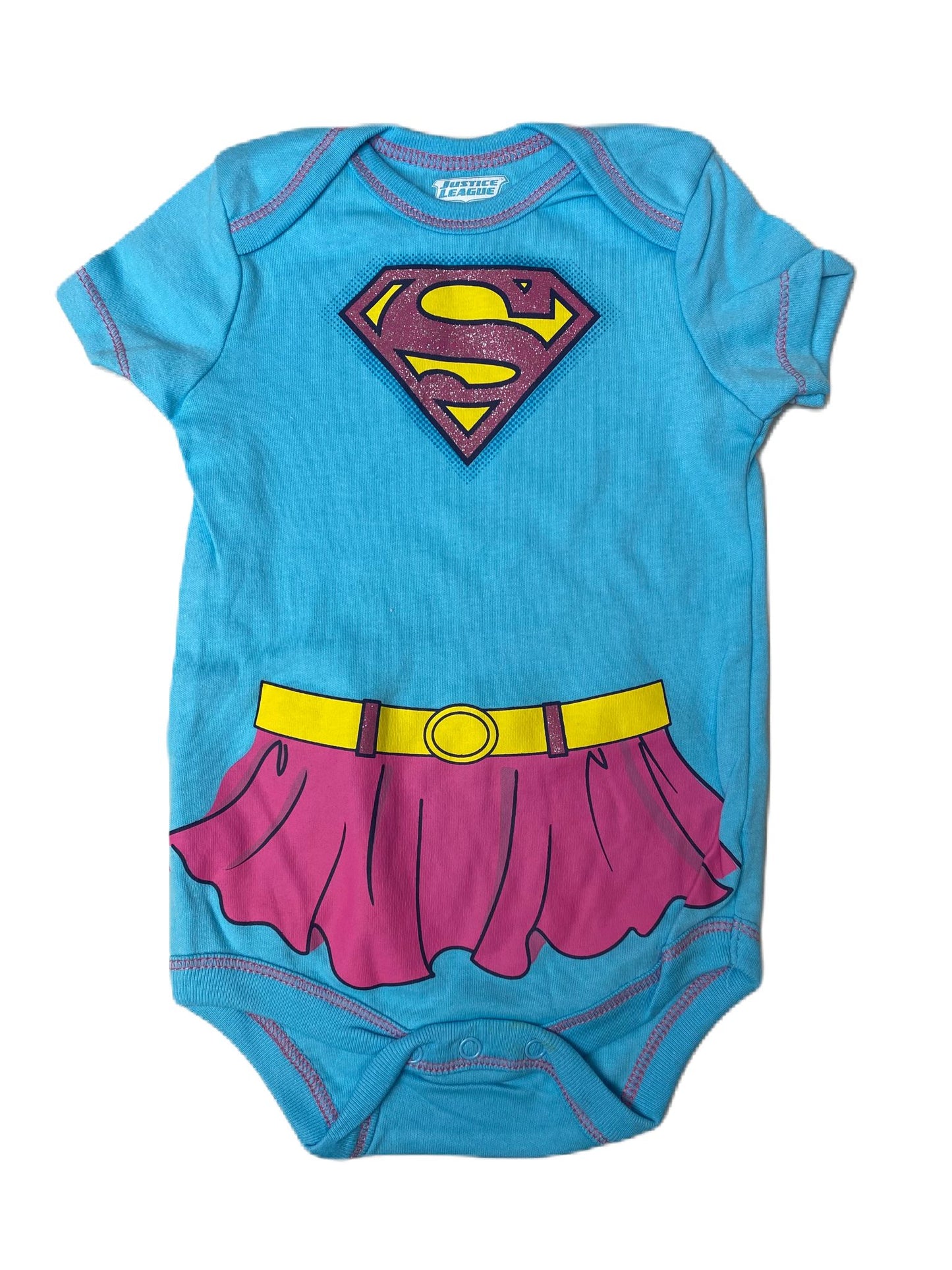 Baby Girls Character Themed Short Sleeve One Piece - 3/6m