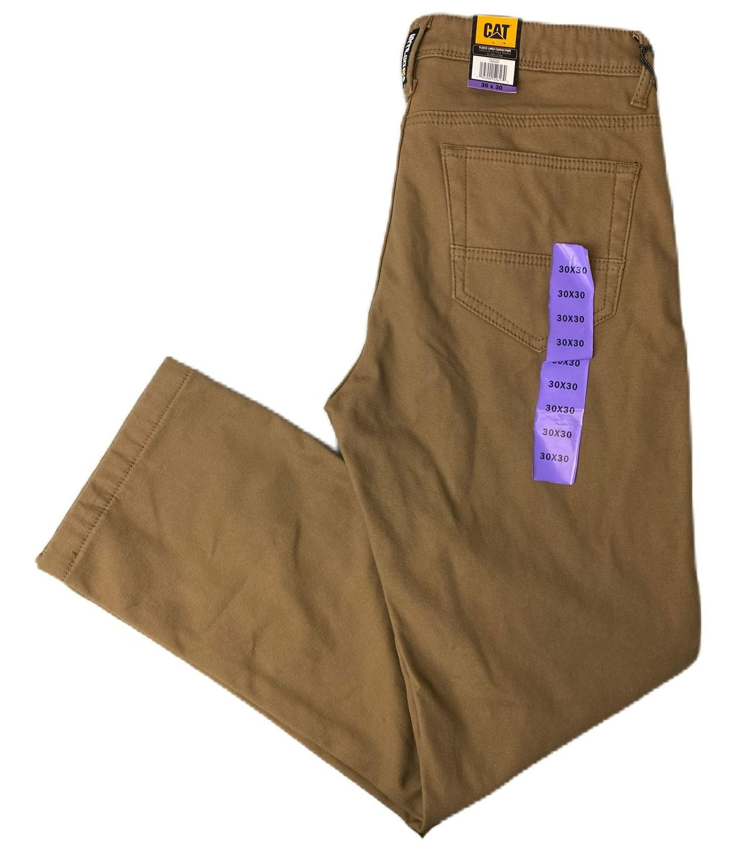 Men's Brown Fleece Lined Pants - 30x30