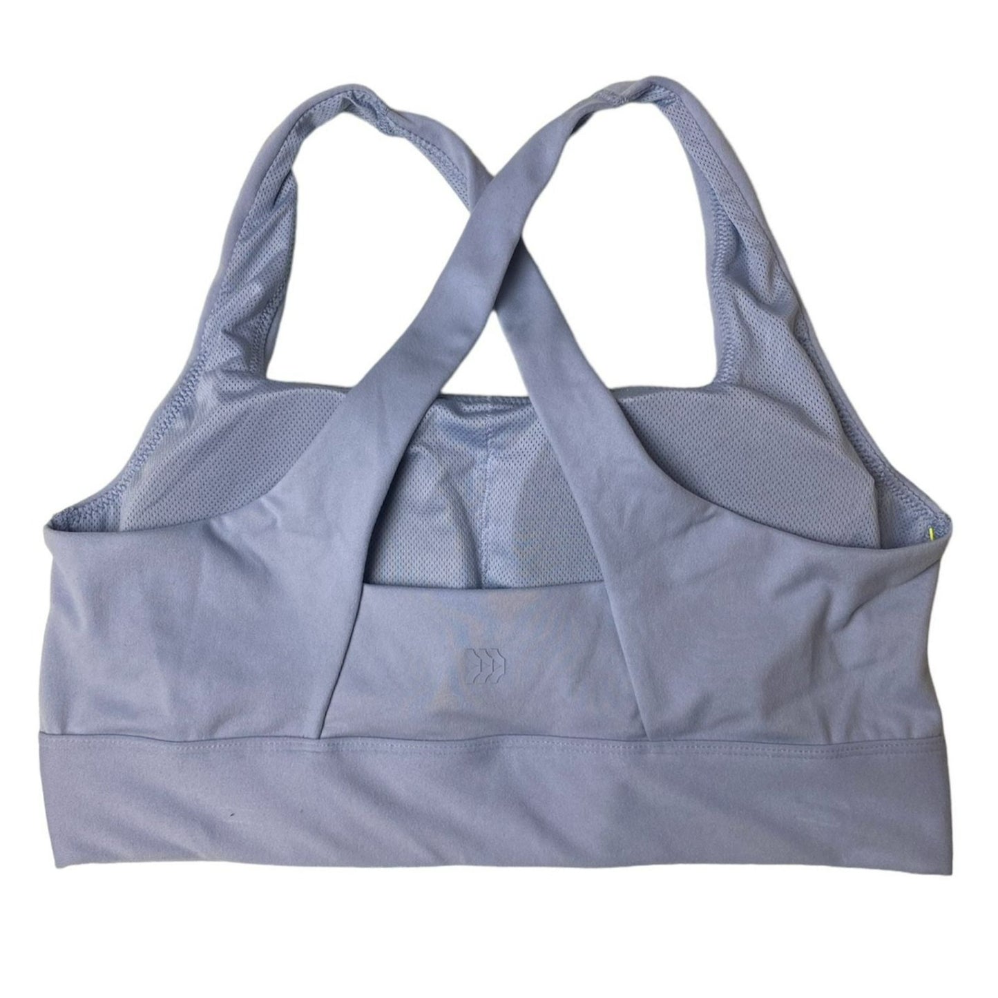 Women's Light Blue Square Neck Cross Back Bra - M