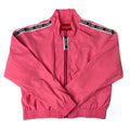 Women's Pink Full Zip Windbreaker Jacket - M
