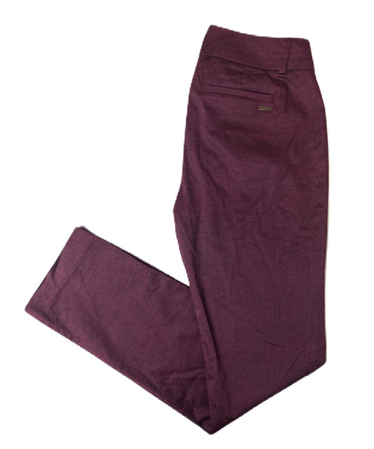 CK Women's Dark Maroon Dress Pants - 0