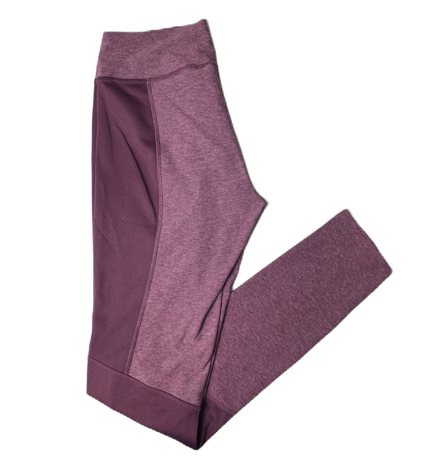 Women's Prune Purple Heather Sports Leggings - S