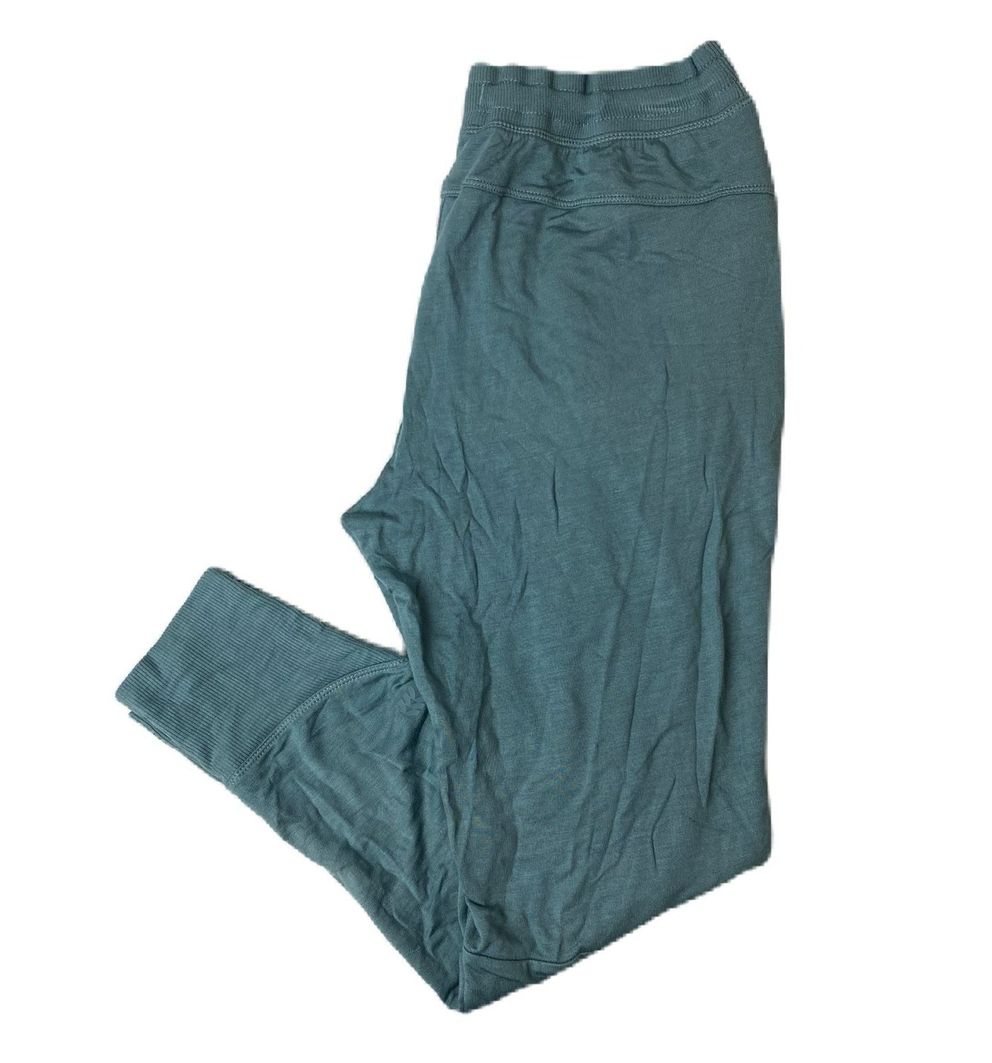 Girls Teal Drawstring Soft Joggers - L (10/12)