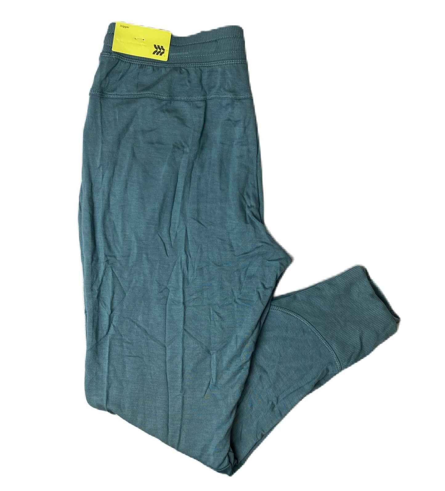 Girls Teal Drawstring Soft Joggers - L (10/12)