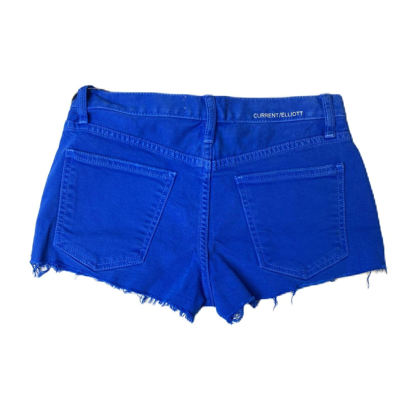 Women's Blue Jeans Short Shorts - 23