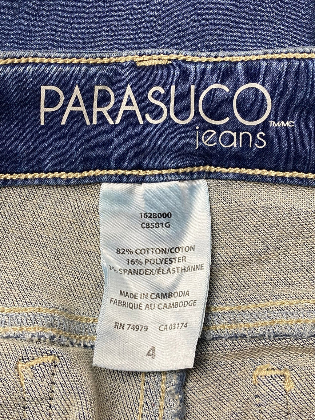 Women’s Blue Cuffed Mid-Rise Jean Shorts - Size 4