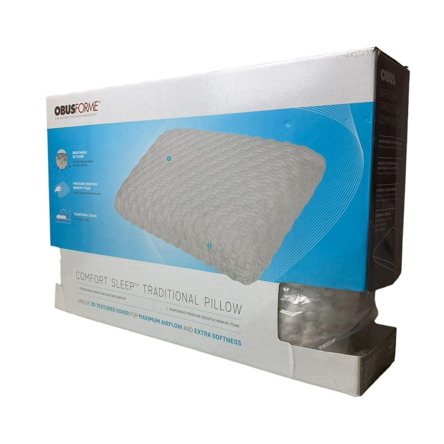 ObusForme Comfort Sleep Traditional Pillow