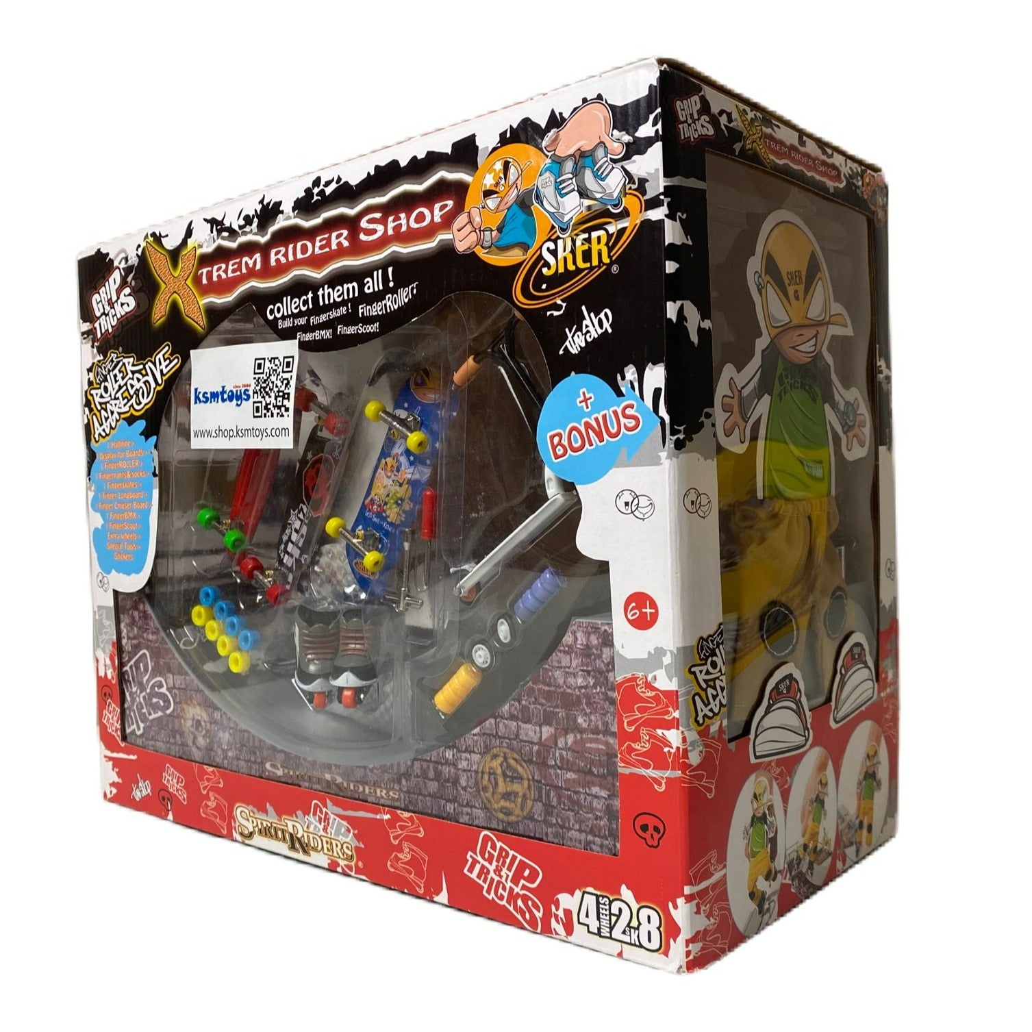 Grip & Tricks Mini Pro Skate Park X-TREM Rider Shop Set – Deals by ...