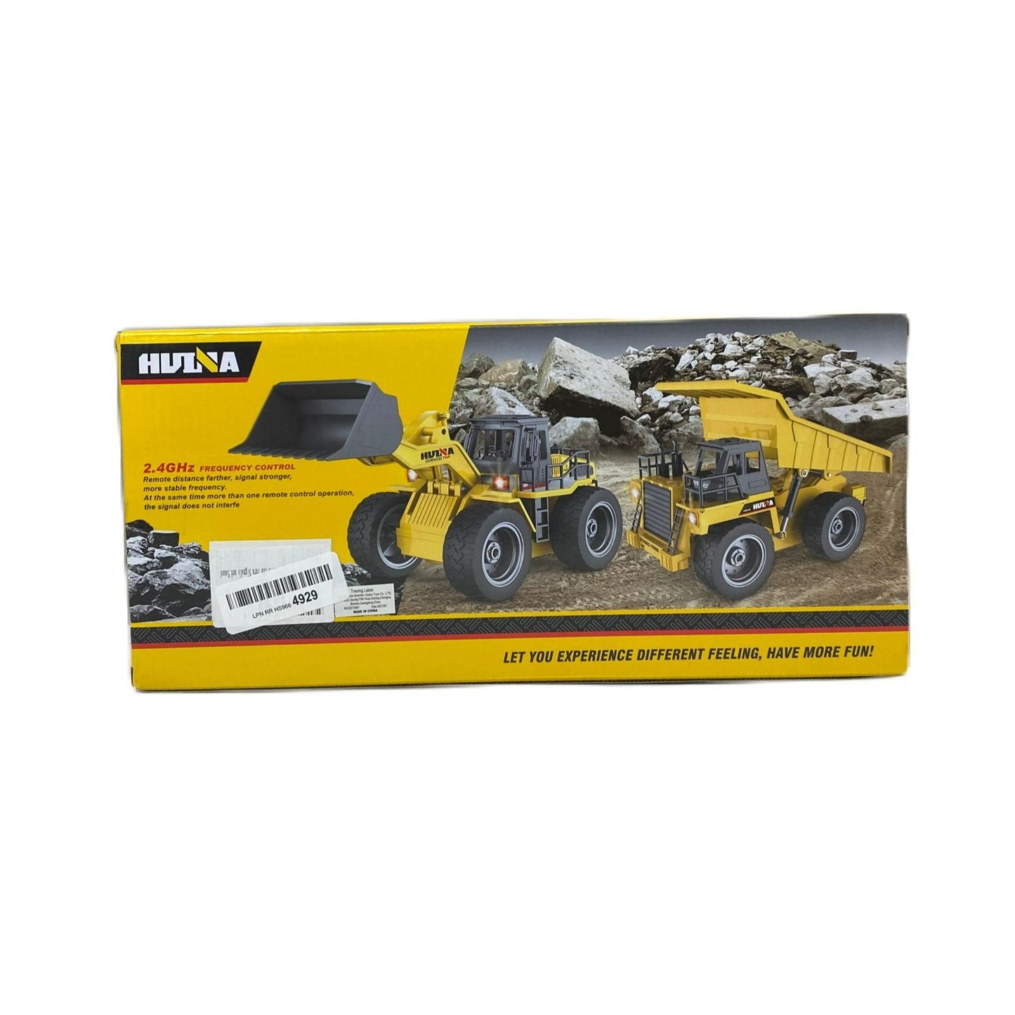 HUINA Fully Functional Front Loader & Dump Truck Set