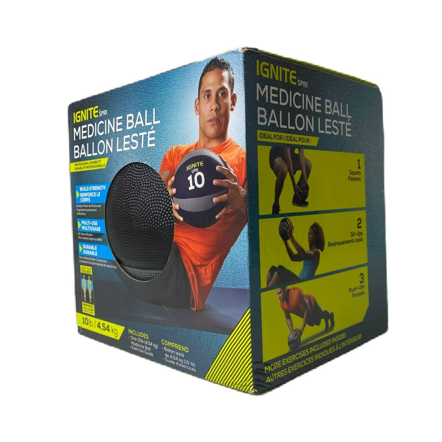 Ignite by SPRI 10lb Medicine Ball