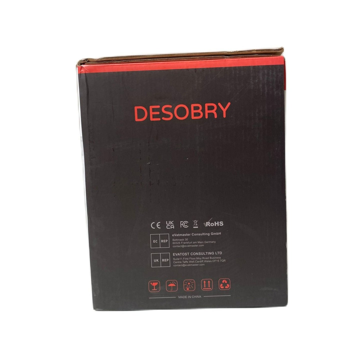 Desobry 10.5" Portable Dual Screen Car DVD Player