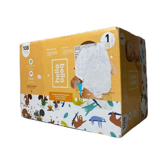 Hello Bello Disposable Diapers - Size 1 (8-12 lbs)