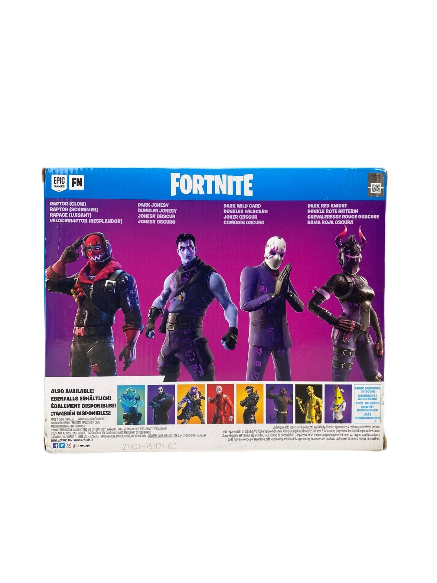 Fortnite 4 Figure Pack Squad Mode - Dark Legends