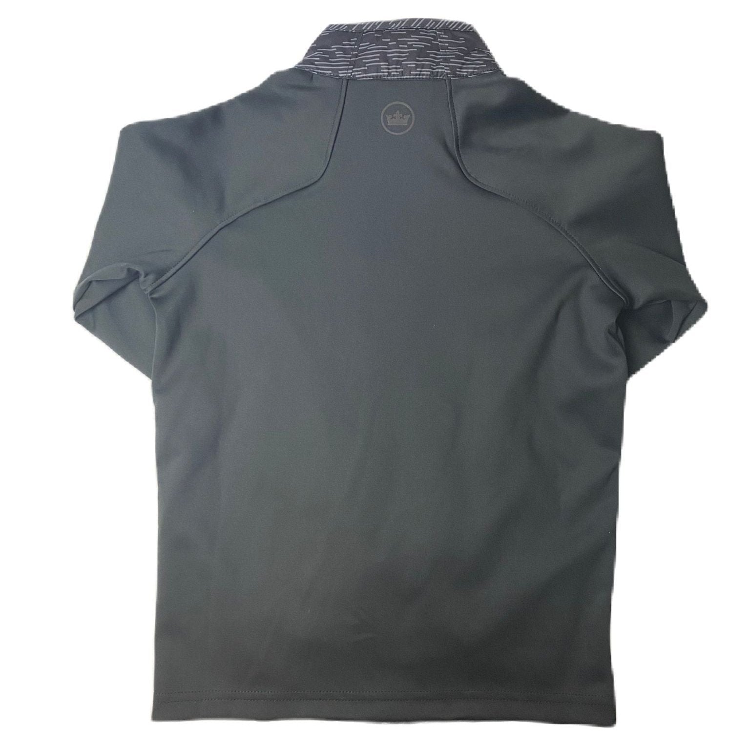 Girls Black Long Sleeve Athletic Full Zip Sweater - XS (4-6)