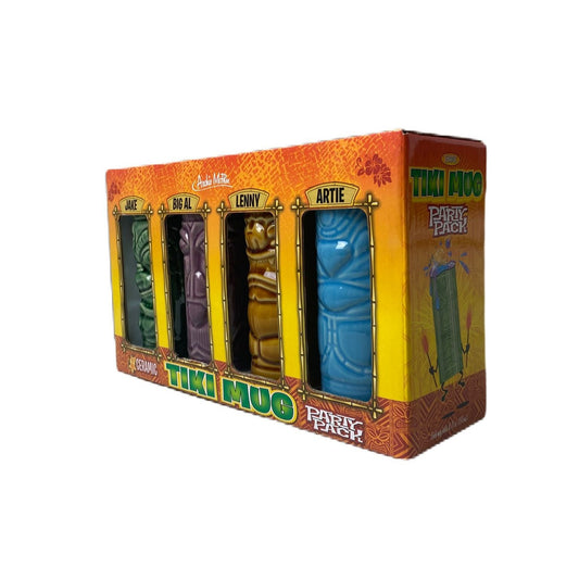 AP Ceramic Tiki Mugs Party 4-Pack