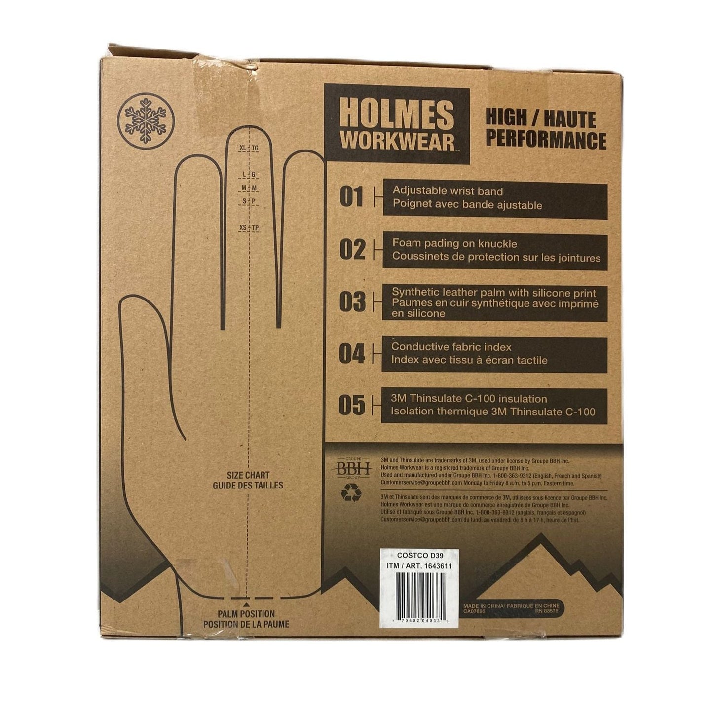 Holmes Winter Performance Gloves 2-Pack - M