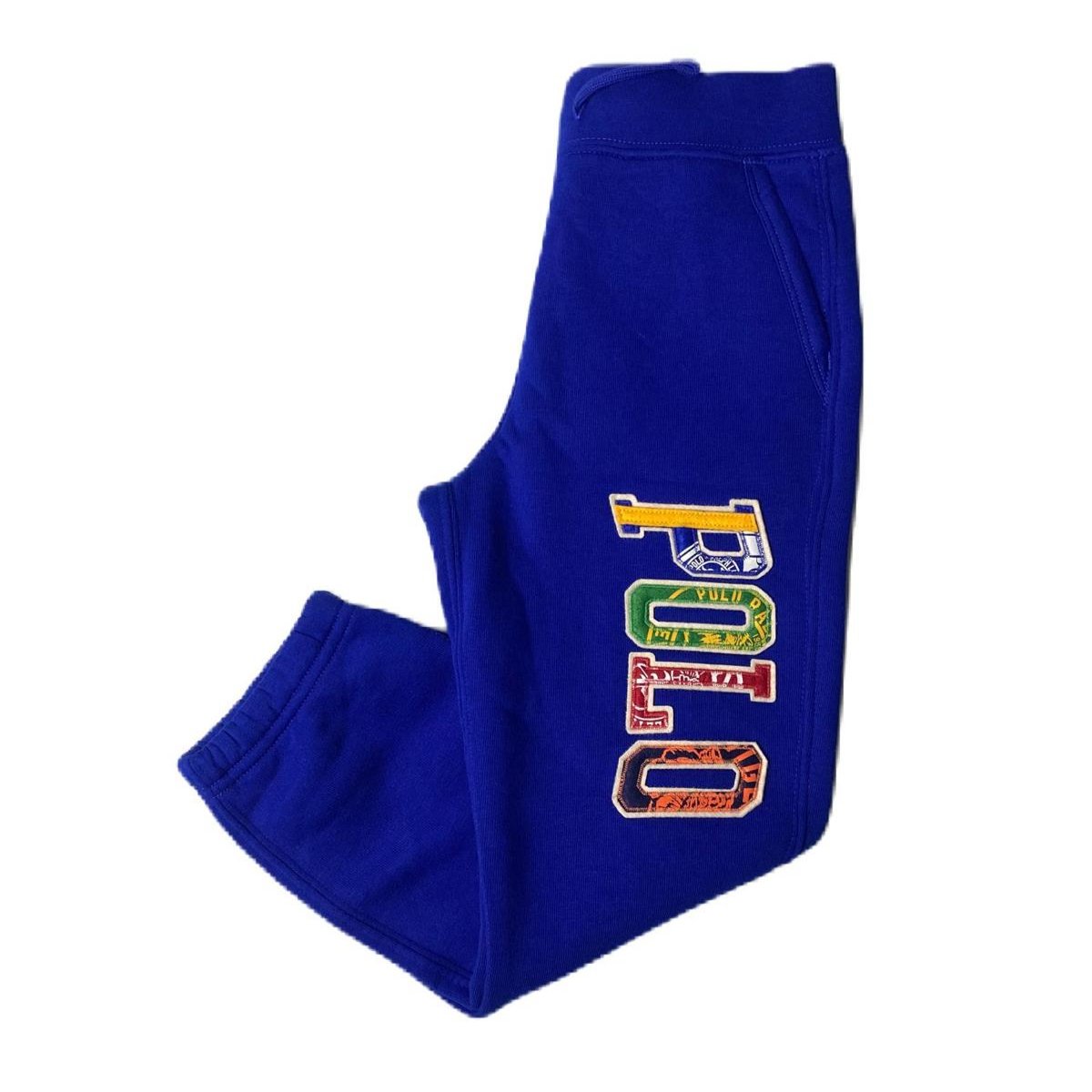 RF Polo Boys Blue Drawstring Sweatpants - 5