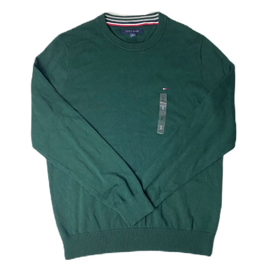 TH Men's Long Sleeve Green Round Neck Shirt - M