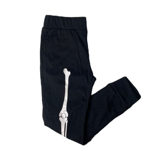 Unisex Kids Black Skeleton Joggers - 6