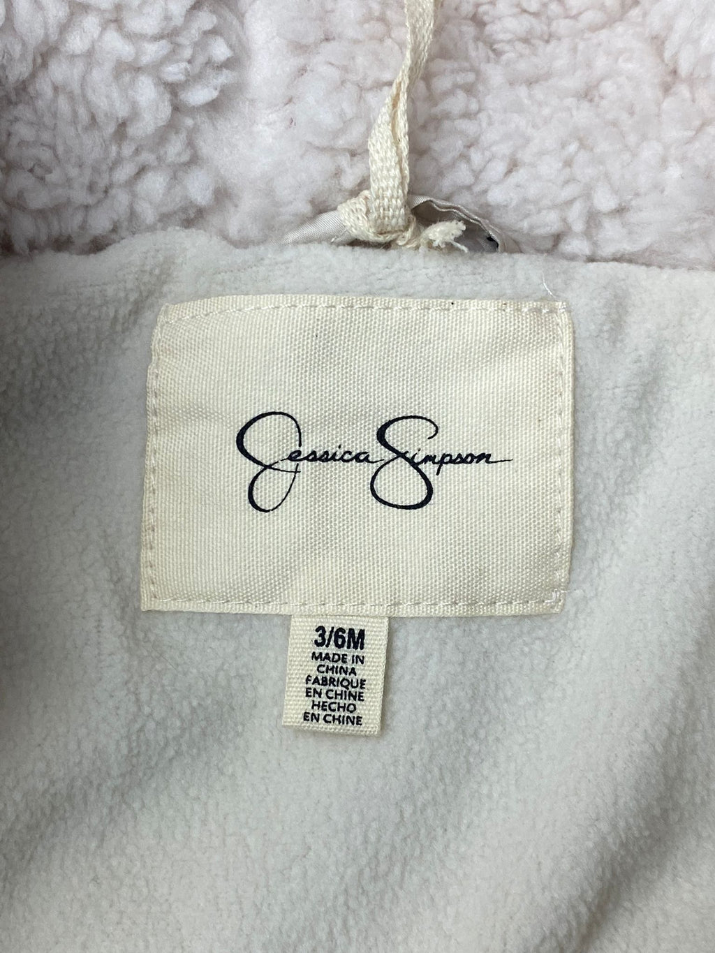 JS Baby Girl Cream Snowsuit - 3/6M