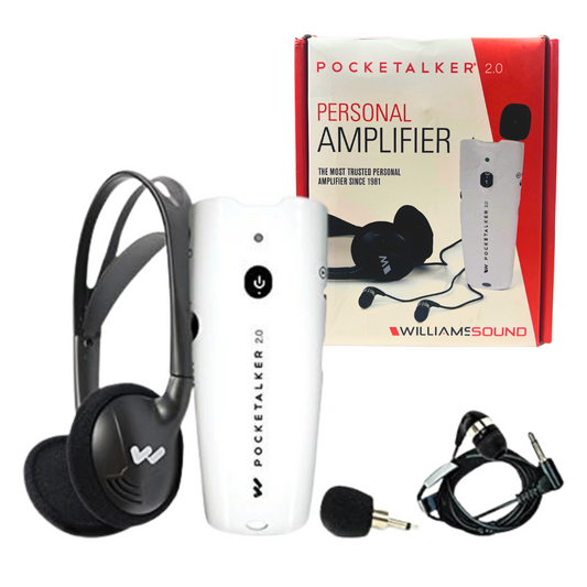 Pocket-Sized Hearing Amplifier 2.0 – Easy-to-Use Assistive Listening Device for Seniors