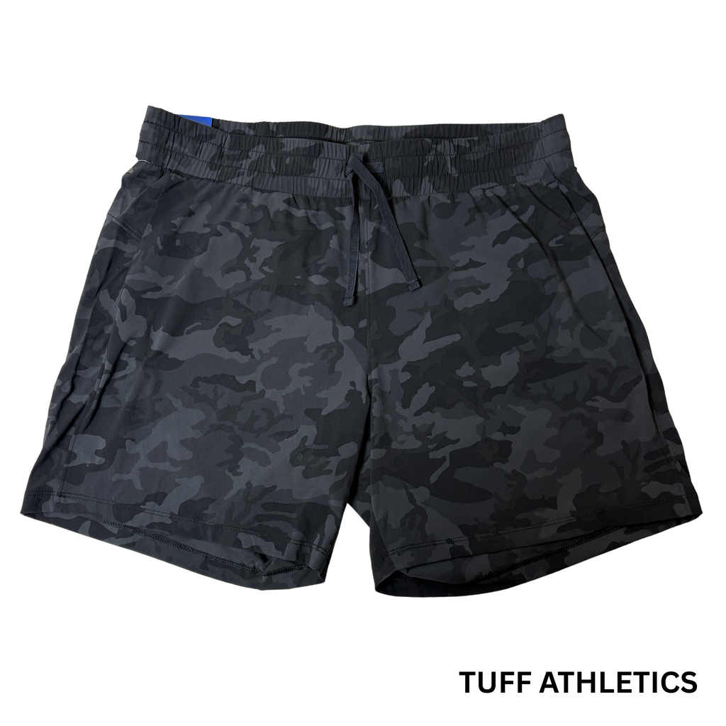 Women’s Black Camo Athletic Shorts – Size L