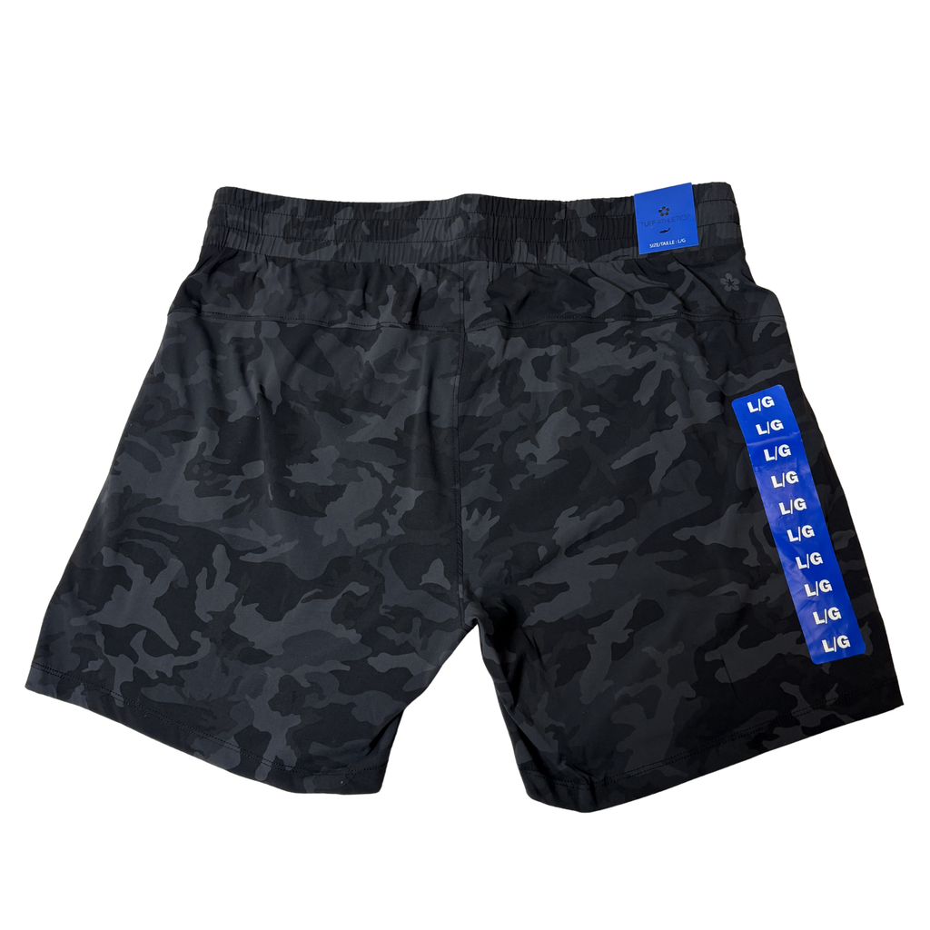 Women’s Black Camo Athletic Shorts – Size L