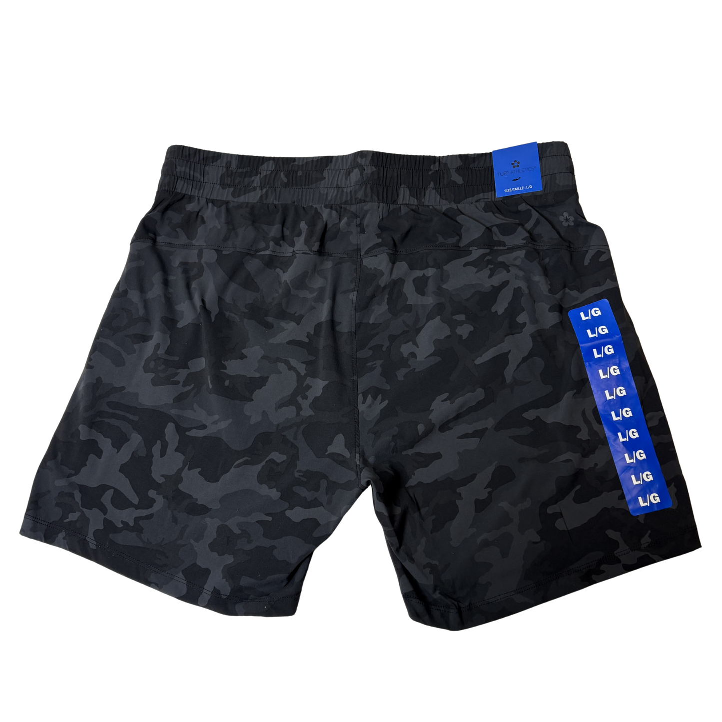 Women’s Black Camo Athletic Shorts – Size L