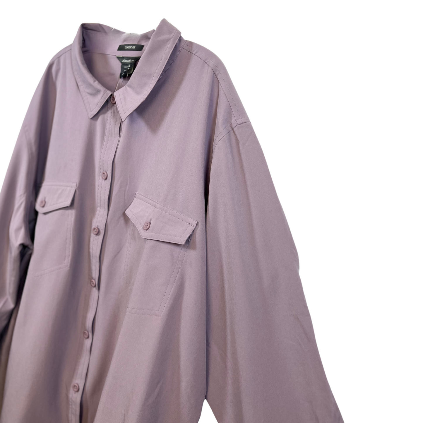 Women's Departure Shirt - Size XL, Purple, Stretch & Moisture-Wicking